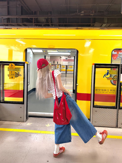 复古水洗宽松百搭阔腿牛仔短裤女2025夏季新款高腰直筒显瘦七分裤