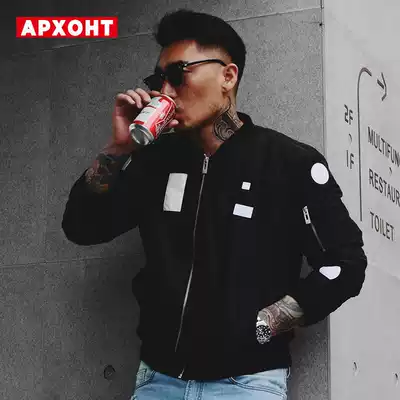Archon Spring and Autumn ma1 Flying Jacket Thickened Short Slim Men's Warm Cotton Clothes Couple Tide Baseball Clothing