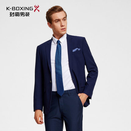 劲霸男士商务西服2019春季新品帅气经典商务单西服|BXFV1559