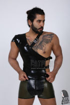 Catfish latex coat latex vest latex tights custom-made strapless vests
