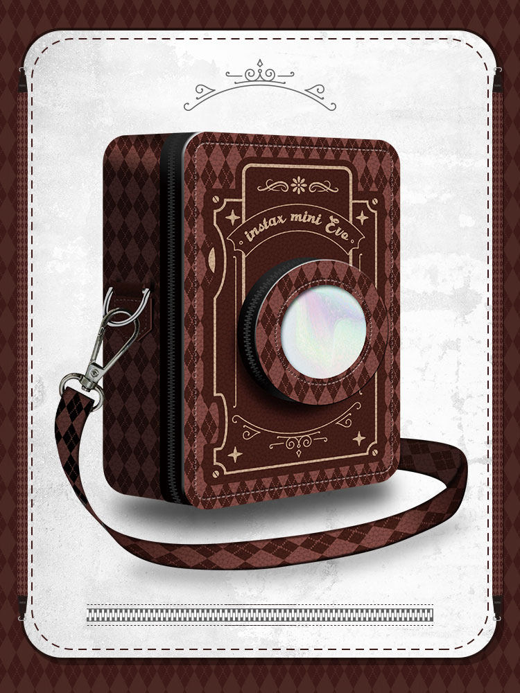 Fujifilm/Fuji Instant Imaging Retro Diamond-Shaped Camera Bag Mini Evo Instant Camera Special Fitted Bag