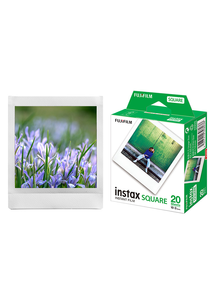 Fujifilm/Instax Square Photo Paper Sq10/6/Sp3 Instant Imaging Fast Display Film/Black and White/White Border Instax Square Photo Paper