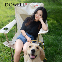 Mostly aluminum alloy backrest armrest folding chair Beach chair actor fishing portable camping outdoor self-driving tour 2985