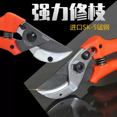 Gardening floral scissors Pruning shears Fruit trees cut thick branches Flower branches Medicinal herbs labor-saving household pruning powerful scissors tool