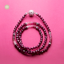 Meadow Genesis Purple Tooth pomegranate Candy Beesseal Multi Circle Red Gem Bracelet s small crowdsourced original design