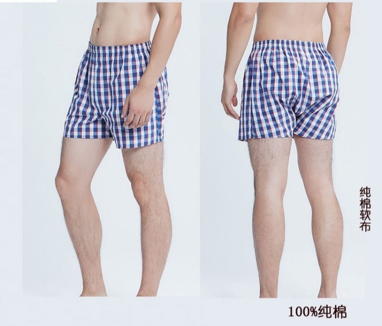 Nên và quần cotton thoáng mát cho nam quần lót phẳng quần short rộng phần cotton Một quần Luo 3 - Võ sĩ quyền Anh quần lót nữ sinh