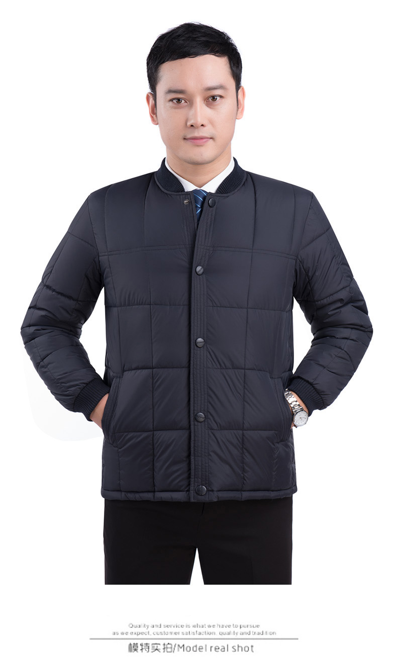 Người đàn ông trung niên và người già thời trang cotton áo khoác nam kaki