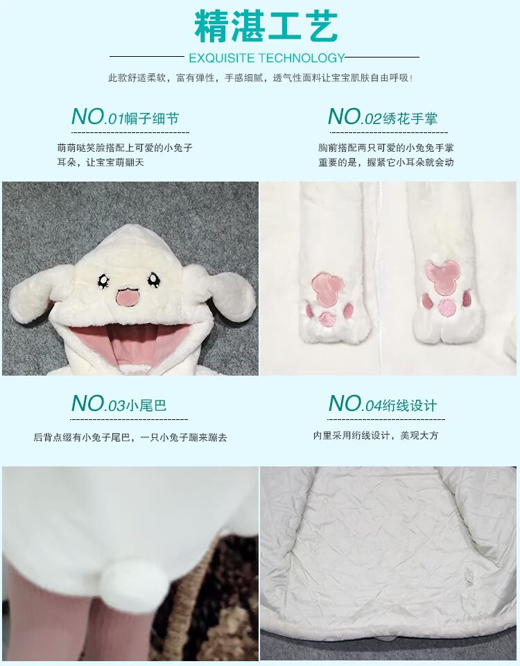 Áo khoác lông trẻ em 2018 mới cho bé nữ áo cotton dày sang trọng trùm đầu dễ thương Quần áo cotton ấm áp mùa đông áo khoác trẻ em nữ 8 tuổi