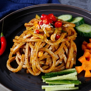 低脂无糖低卡莜面速食代餐面条