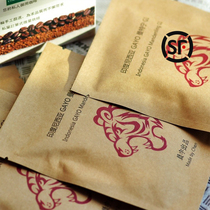 Chenyu boutique Mantening filter type hanging ear coffee freshly ground hand-brewed pure black coffee powder 10 packs a total of 120g