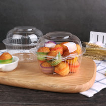 Bake mini cake box cookies cookie transparent bread blister box round cupcake box