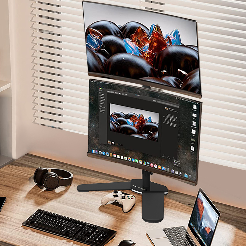 LCD bracket Multi-screen universal rotating up and down dual screen computer bracket splicing 17-32-inch support-Taobao