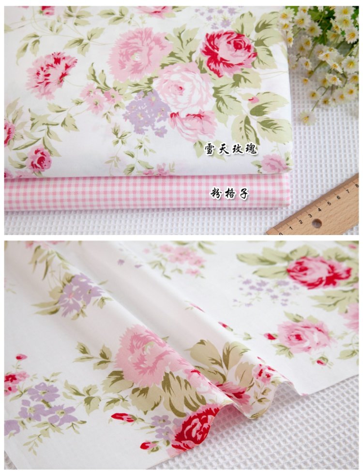 Bông twill vải bông vườn hoa các loại vải hoa nhỏ vải giường handmade hoa - Vải vải tự làm vải may quần áo