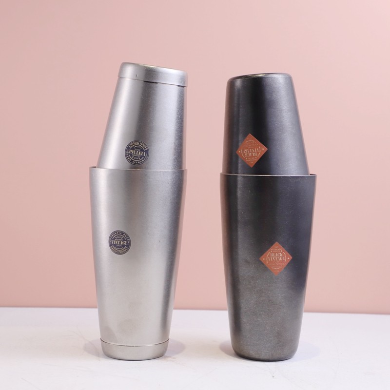 Japanese Qingfang Vintage Boston Shaker Two Shakers Boston VintagBoston Shake