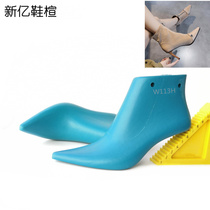 European and American style womens fashion boot last high-heeled pointed toe mid-tube boot last slimming shoe last shoe model female W113H