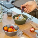 Thous Winds Портативная посуда для кемпинга, обеденная тарелка из нержавеющей стали