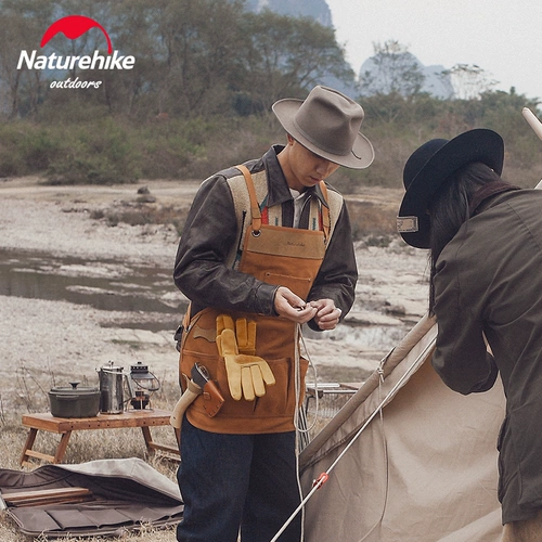 Naturehike Дорожный кожаный фартук для кемпинга для работы, из натуральной кожи