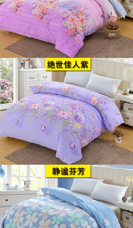 Cotton twill dày một mảnh chăn bông Úc chăn bông đơn gấp đôi 1,5 m 1,8m mùa thu và mùa đông - Quilt Covers