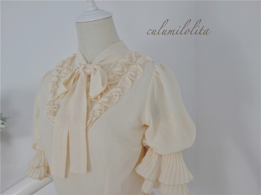 🔥复古百搭衬衫 | “玛丽之旅”长袖小立领,时尚新宠 👗-lolita衬衫-淘宝好物网