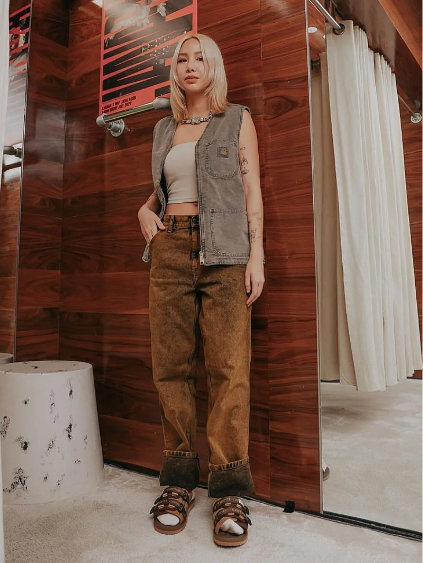 Жилеты carhartt wip arbor vest 卡哈男女水洗做旧工装马甲多口袋背心