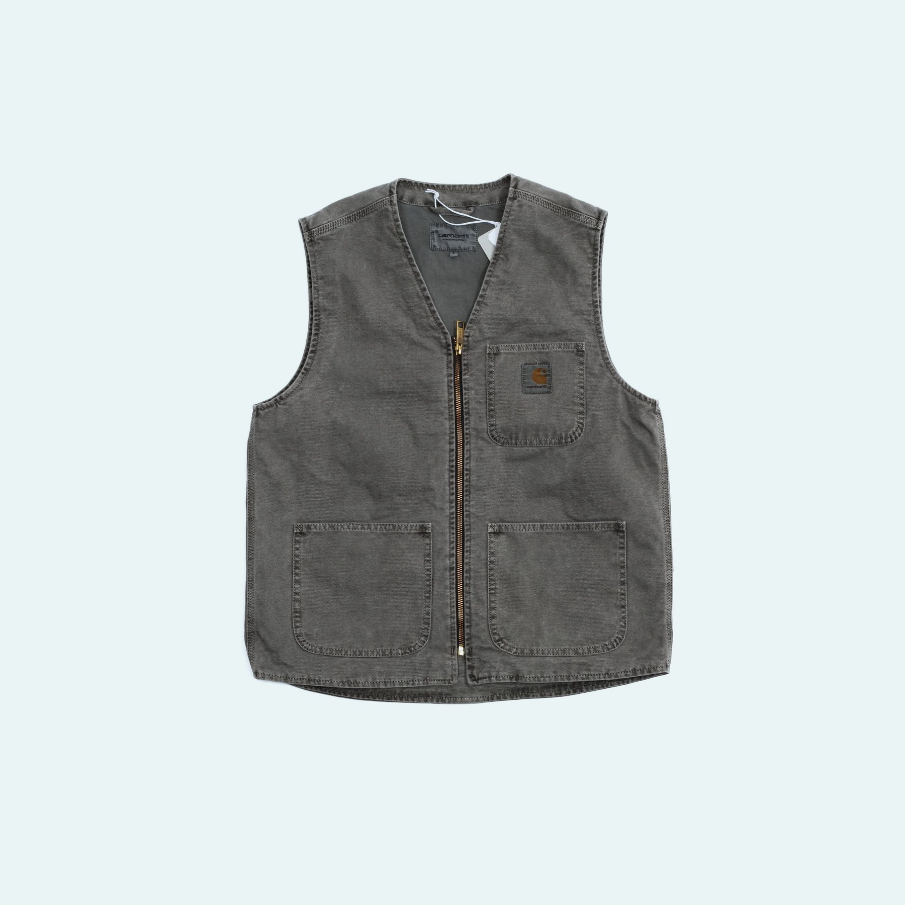 Жилеты carhartt wip arbor vest 卡哈男女水洗做旧工装马甲多口袋背心