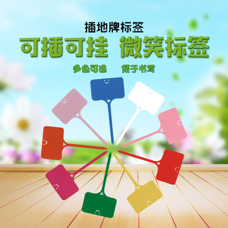 High quality ground plant meat label flower gardening ground brand meat plant name label waterproof small plug