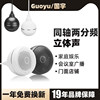 Guoyu G-103 Ceiling Audio Ceiling Speaker Background Music Constant Voltage Amplifier Coaxial Hanging Ball Speaker Hanging Type