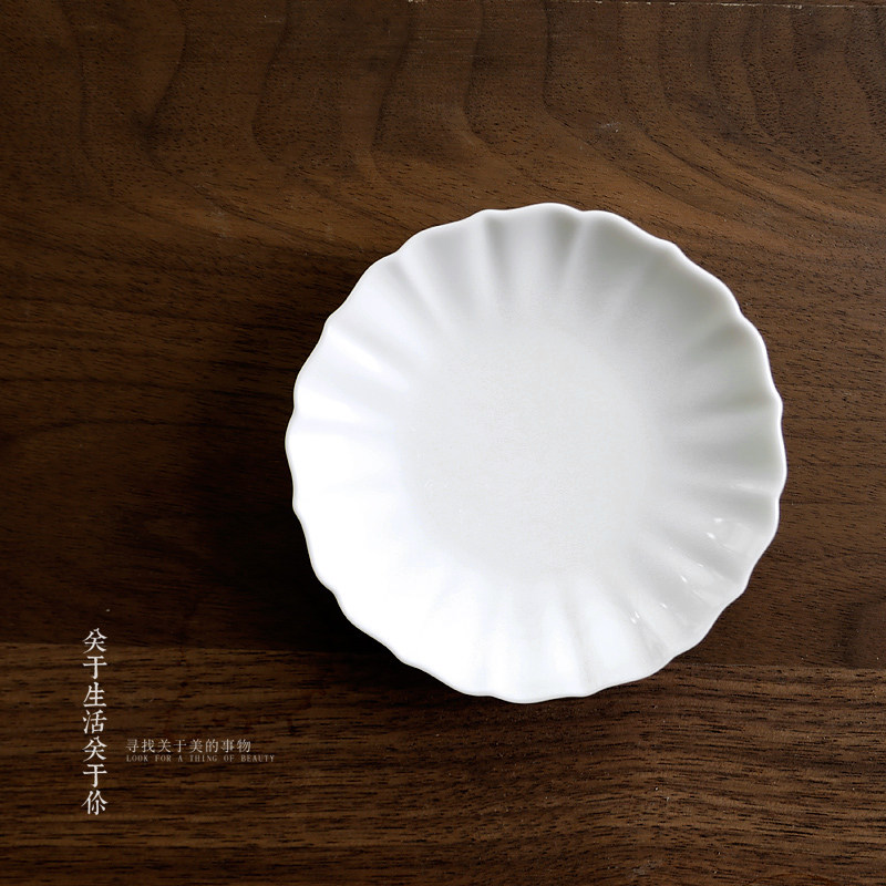 About Life About You Ceramic Cup Mat Day Style Ceramic Pint Cup Towhite Kongfu Tea With Tea Mat Insulation 