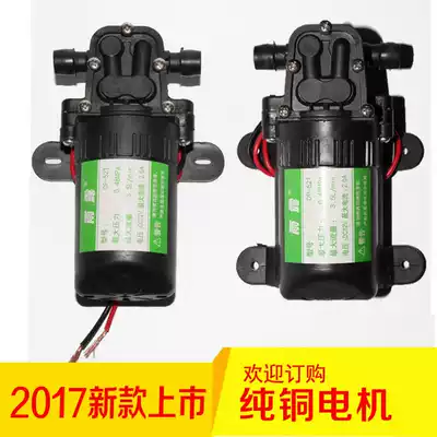12v volt high pressure car wash electric sprayer water pump motor rhinestone micro self-priming diaphragm pump small motor