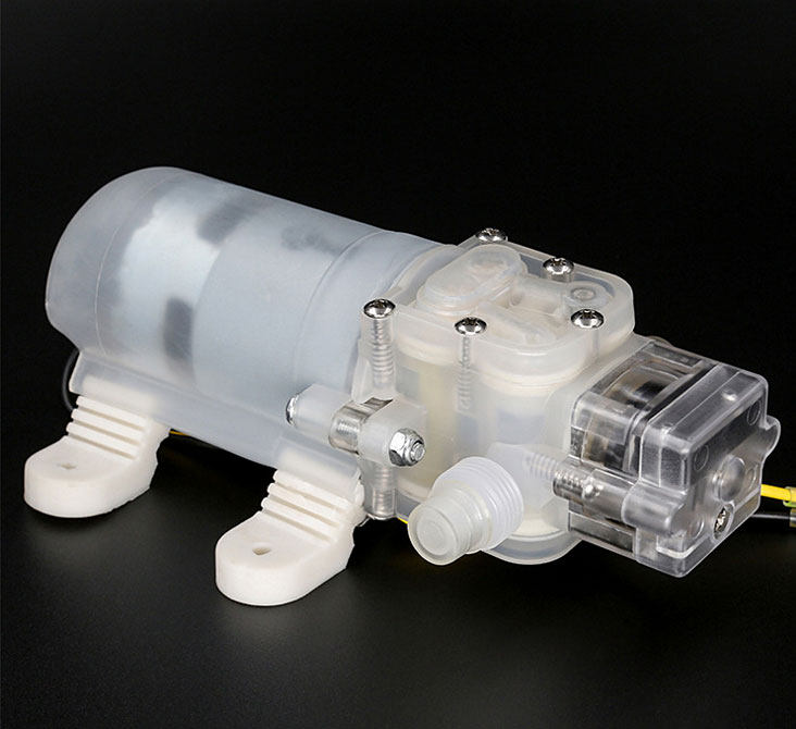 Food grade pump micro self-suction diaphragm booster red milk DC high pressure caravan winemaking small 12V water pump liquor