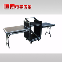 16U front and rear door non-shockproof aviation box cabinet audio equipment power amplifier cabinet power amplifier chassis