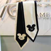 Girl scarf autumn and winter New Baby fashionable foreign cute cartoon scarf children Princess warm Joker neck cover