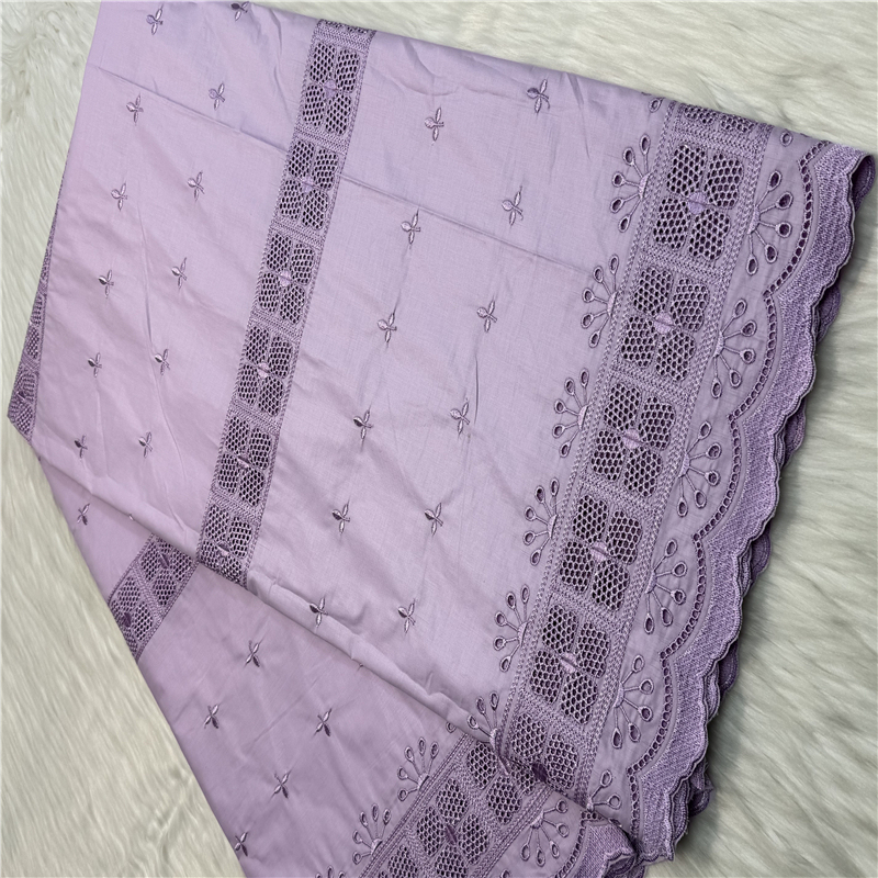 Heavy Embroidery Pure Cotton Fabric Swiss Lace Fabric for Nigerian Party Heavy Embroidery Pure Cotton Fabric Swiss Lace Fabric for Nigerian Party