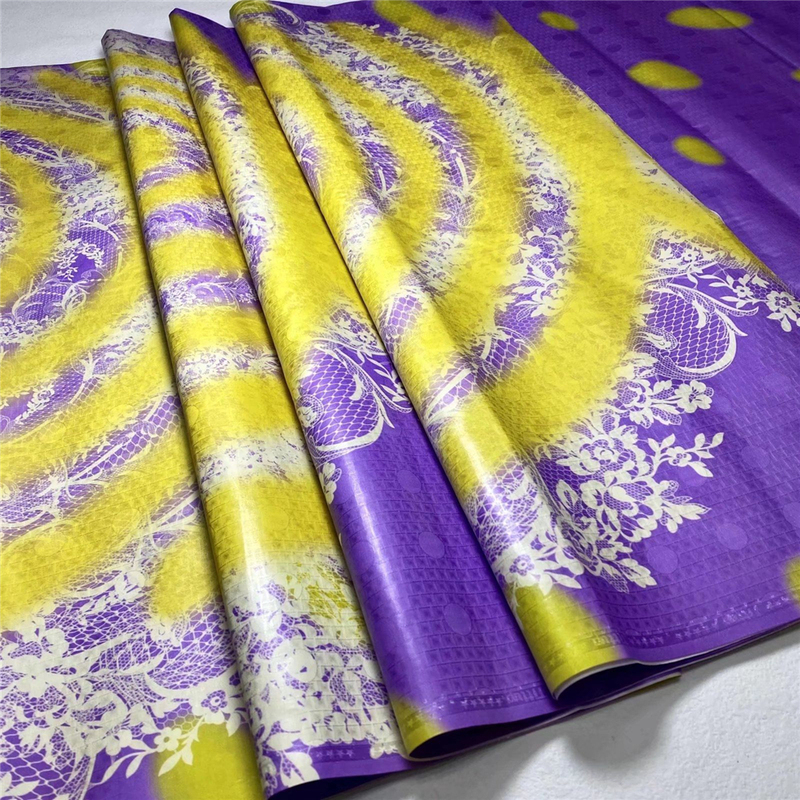 5 Yards Bazin Atiku Fabric African Printed Waterproof Scented Bazin Fabric Does Not Shrink or Fade