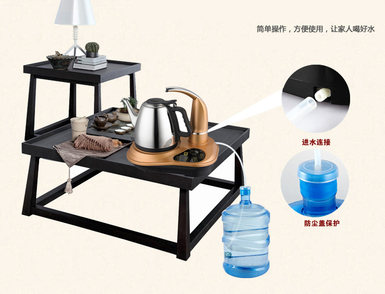 Bộ ấm trà điện ấm đun nước phụ kiện vòi nước tự động vòi bơm nước đầu vào ống silicone ống thép không gỉ rơm bình ủ trà giữ nhiệt