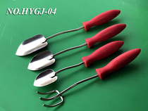 Gardening tools planting tools four potted tools garden flower shovel set shovel rake plastic handle wooden handle shovel rake
