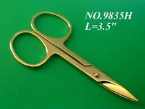 Gilded beauty cut nose hair cut eyebrow wool cut stainless steel teething head elbow cut false eyelash trim brow dressing cut