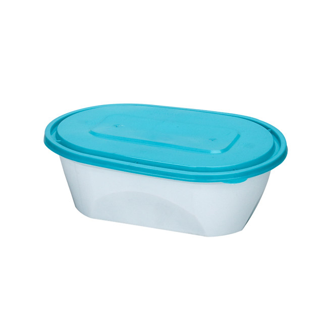 American rectangular disposable lunch box plastic takeout ໂຖປັດສະວະຂະຫນາດນ້ອຍພິເສດກ່ອງບັນຈຸອາຫານຫນາແຫນ້ນຮູບໄຂ່ທີ່ມີຝາປິດ