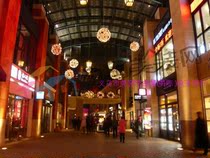 Commercial Beauty Chen Mall Hotel Atrium Decoration LED Light Spherical hanging decoration