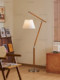 Exclusive Design, Vintage Solid Wood Swing Arm Floor Lamp, Living Room Sofa Atmosphere, Study Room, Bedroom Reading, Fishing Lamp