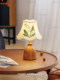 Medieval-Style Lily of the Valley Table Lamp, Song Dynasty Aesthetics, Living Room Desktop Eye-Protection Lamp, Retro Atmosphere Bedroom Bedside Lamp Casa