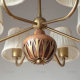 Vintage Money-Style Bedroom Study Chandelier American Retro Nordic Designer Solid Wood Living Room Lighting Casagd