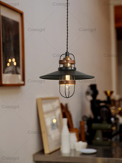 Edison Retro Restaurant Small Pendant Light American Classic Personality Dining Table Creative Tea Room Entrance Hallway Light Casagd