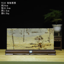 Guangxi State Painting Stone Natural Chite Ornamental Stone Grass Flower Stone Pendulum Piece Living Room TV Cabinet Handicraft Decorations tx10