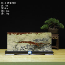 Guangxi State Painting Stone Natural Chite Ornamental Stone Grass Flower Stone Pendulum Piece Living Room TV Cabinet Handicraft Decorations tx13