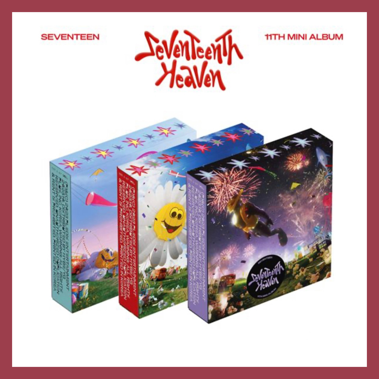 Spot SEVENTEEN Mini 11 VIDEOS SEVENTEENCHETH HEAVEN album mini11 -Taobao