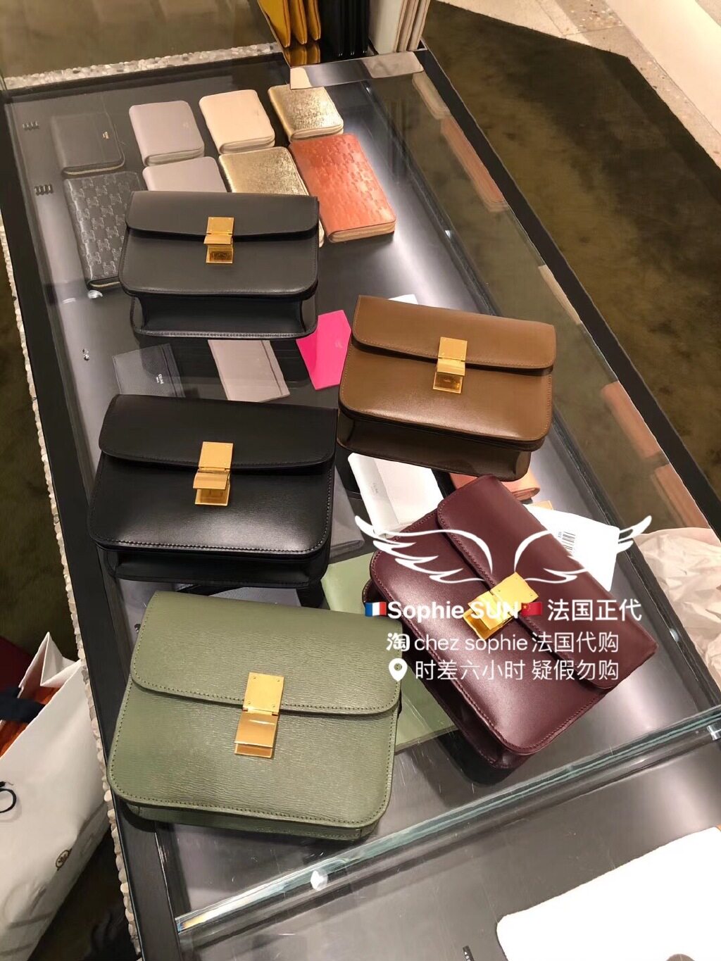 Chez Sophie France Celine Selina BOX TEEN one shoulder diagonal