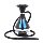 Высококачественный электронный кальян, перезаряжаемый smart LED Arab hookah blue mini 0