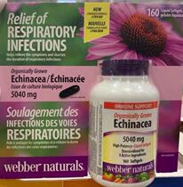 Canadian webber Echinacea Essence Capsules 160 Capsules