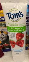 Canada Toms of Maine Childrens fluoride-free toothpaste strawberry flavor over 8 years old